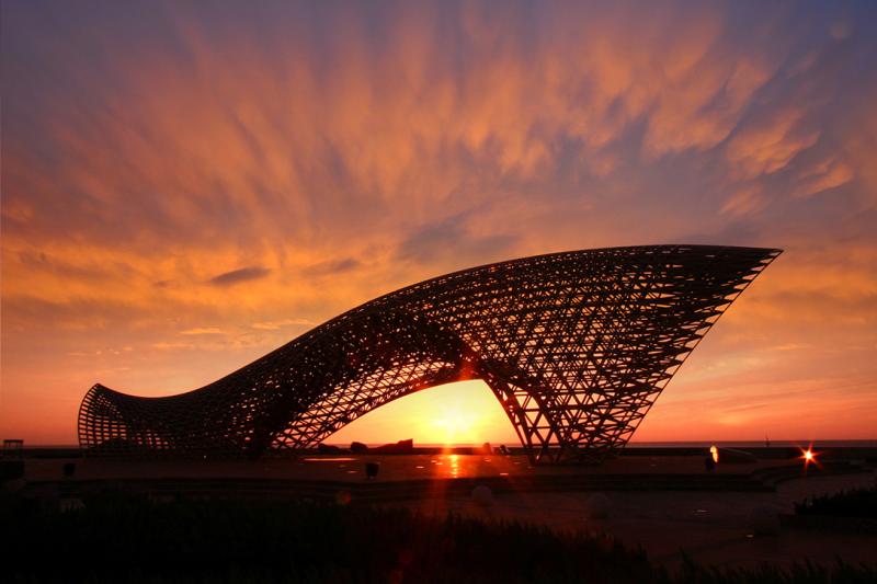 司南鱼，上海陆地的最东南角。