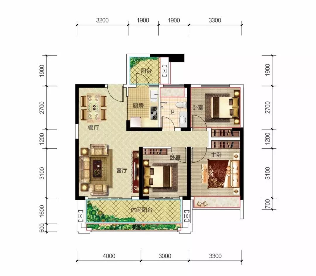 金钟地块户型图图片