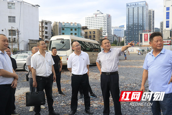 永定区：朱法栋调研城区重点项目建设情况