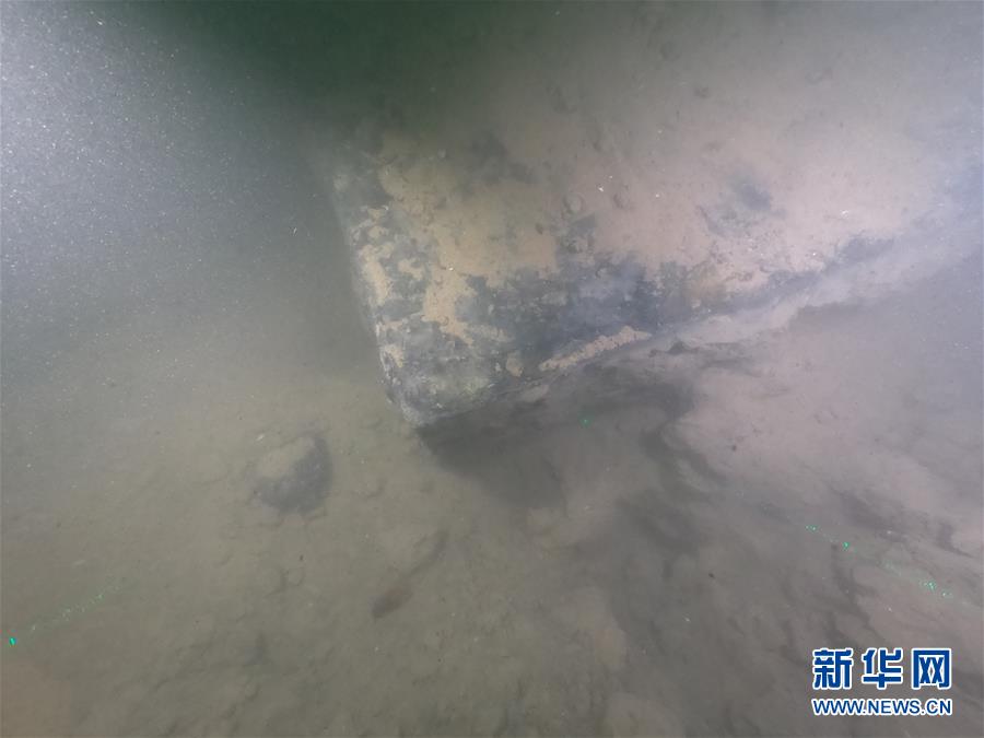 “定远舰”沉舰遗址在威海发现