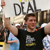 美国芝加哥举行气候变化游行