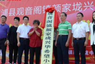 周秀芳老师牵线的10所希望小学落成投入使用