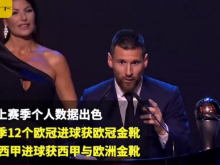 历史之最！梅西六度获世界足球先生