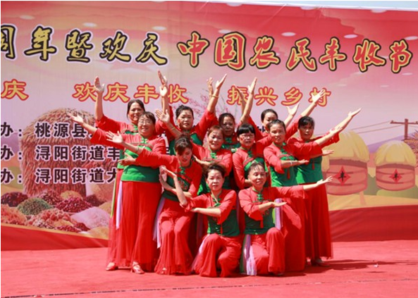 丰收画卷，正在桃源悄然展开