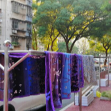 惠民项目惠民生 晾晒衣被好方便