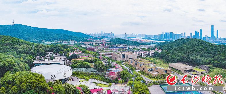 　　岳麓山国家大学科技城，聚集着众多高校和科研院所。图为位于岳麓山下的长沙超算中心。