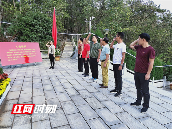 慈利县农村经营服务站党支部开展主题党日活动