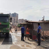 县城市管理和综合执法局开展“迎国庆、保平安”扬尘污染源头检查行动