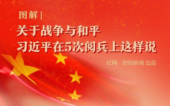 图解｜关于战争与和平 习近平在5次阅兵上这样说