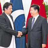 习近平会见巴基斯坦总理伊姆兰·汗