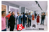 刘永格率队参观”美丽邵阳我的家”美术书法摄影作品展