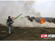 西气东输长沙管理处开展长输油气管道泄漏着火事故应急演练