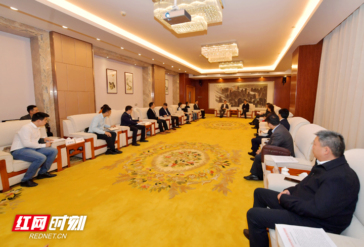 刘革安会见阿里巴巴华中区总经理钱猛一行