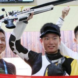 射击——男子300米步枪军事速射团体赛：中国队夺冠