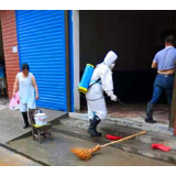 水退人进，灾后消毒防疫进行中！