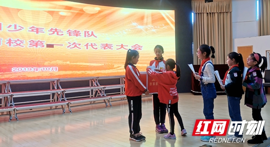 张家界崇实小学南校首届少代会胜利召开