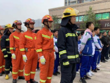 安乡县“119”消防宣传月活动启动