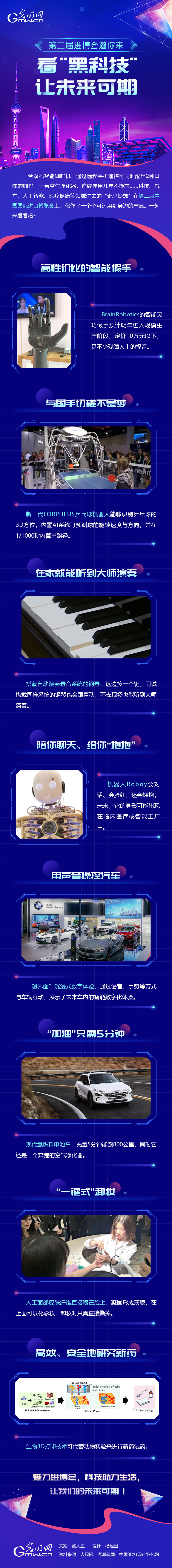 图解｜第二届进博会邀你来 看“黑科技”让未来可期