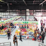 轻点屏幕商品信息全知晓 望城首个智慧农贸市场开门营业