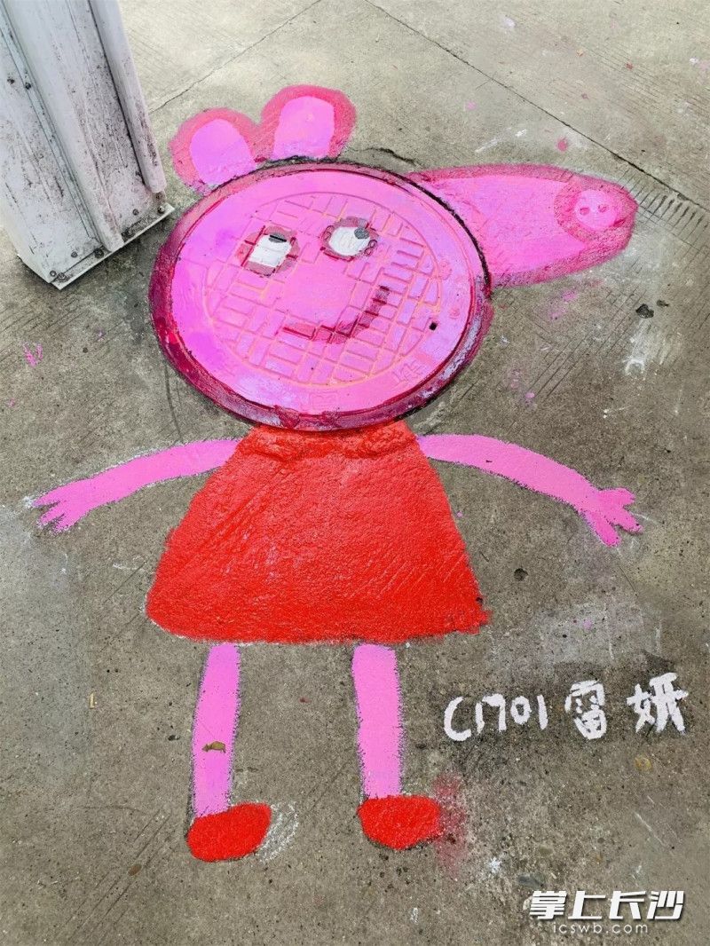 涂鸦后的校园生动活泼。