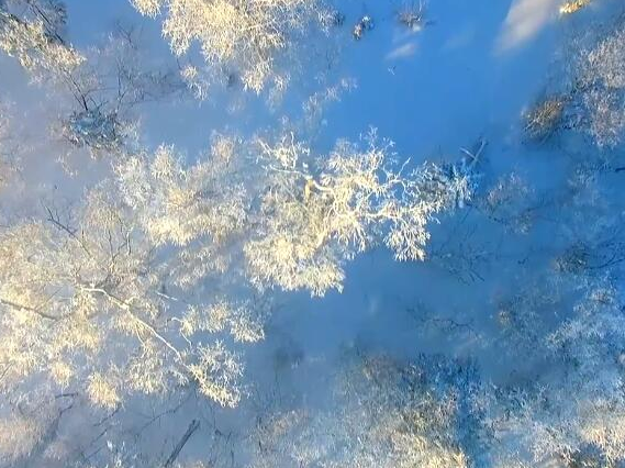 美哭！吉林现高山雾凇奇观 帧帧如画