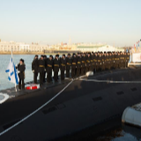 俄为太平洋舰队建造的首艘636.3型潜艇交付海军