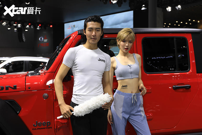 2019广州车展美女 2019广州车展美女