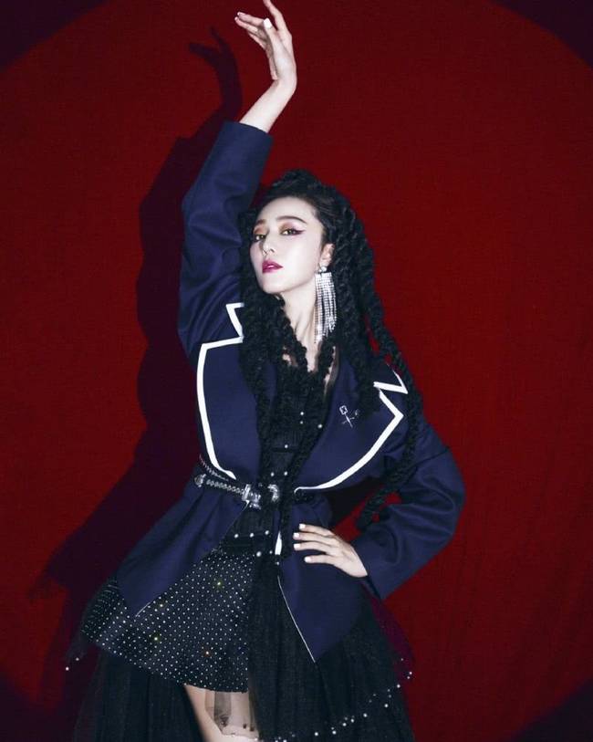 范冰冰美杜莎发型造型曝光 依旧美丽惊艳