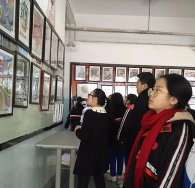 “我与祖国共成长”郴州市九中举办第二届师生书画展