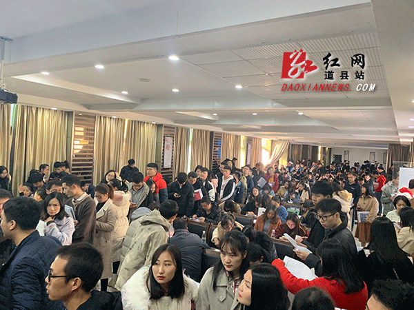 道县事业单位公开招聘报名现场火爆.gif