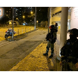 香港湾仔疑现土制炸弹 大批警员及拆弹专家到场