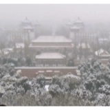 在场｜北京大雪：广州游客拖行李赏景山