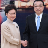 李克强会见来京述职的林郑月娥 韩正出席