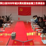 洞口县召开2020年度城乡居民医保征缴工作推进会