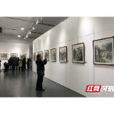 刘应雄中外风情画展举行 以山水形式推介湖湘文化