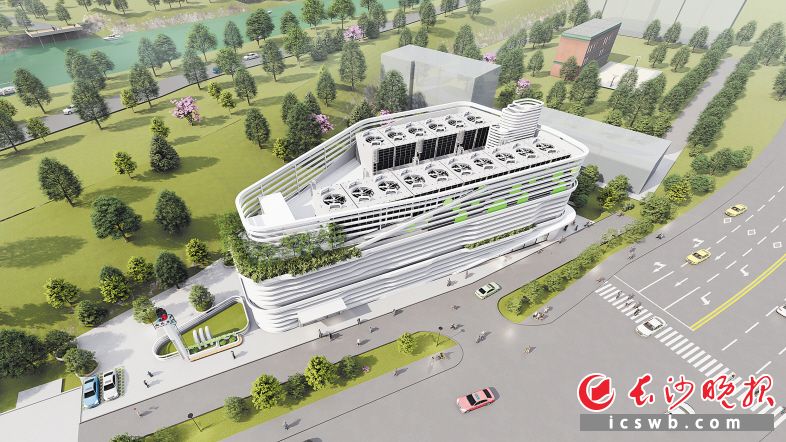 ←马栏山视频文创产业园北区能源站效果图。均为资料图片