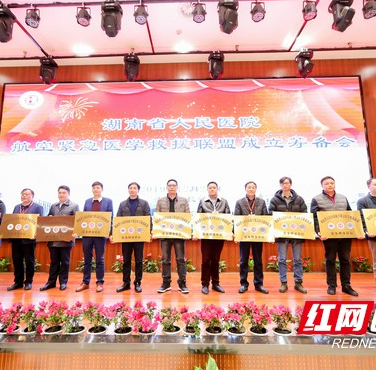 湖南省人民医院航空紧急医学救援联盟成立