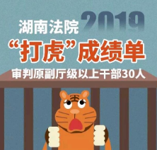 湖南法院2019“打虎”成绩单！30名厅干受审！