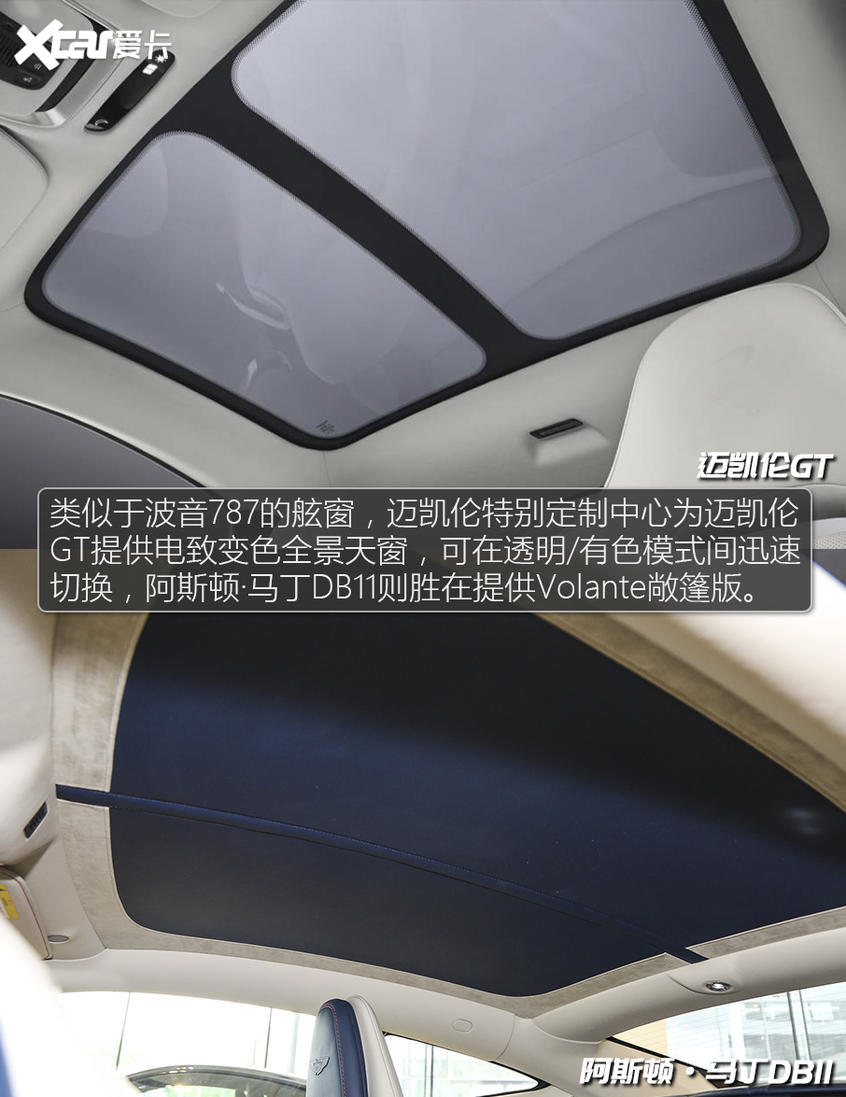 迈凯伦GT对比阿斯顿·马丁DB11 膨胀起来