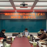 省侨联理论学习中心组（扩大）举行2020年第一次集中学习
