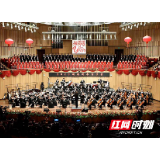 2020湖南新春音乐会奏响 杜家毫许达哲李微微乌兰等观看