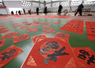 道县：送春联到园区 文化惠民暖人心