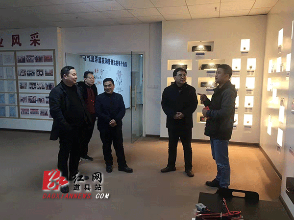 走访了解企业发展情况和慰问企业家代表.gif