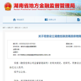 湖南省融资再担保拿到“准生证” 实现零的突破更近一步