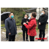 雷绍业看望慰问坚守岗位的一线工作者 调度怀化疫情防控工作