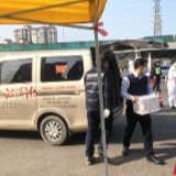 “沁潇湘”为防疫一线送去天然饮用水