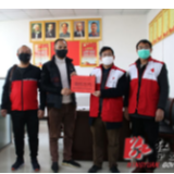 宁远县红十字会收到首笔爱心企业捐款10万元