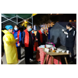 东江街道：党员志愿者为疫情防控一线送热粥