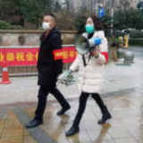 “长沙好人”社区喊话 筑牢疫情防控网