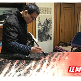 画家杨强立创作《伟大的力量》 致敬一线“战士”